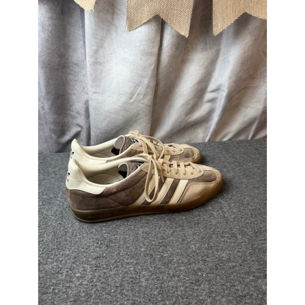 Adidas Gazelle Indoor Sneakers Original Shoes Earth Strata/White IF9646 US 11.5 - Picture 4 of 9